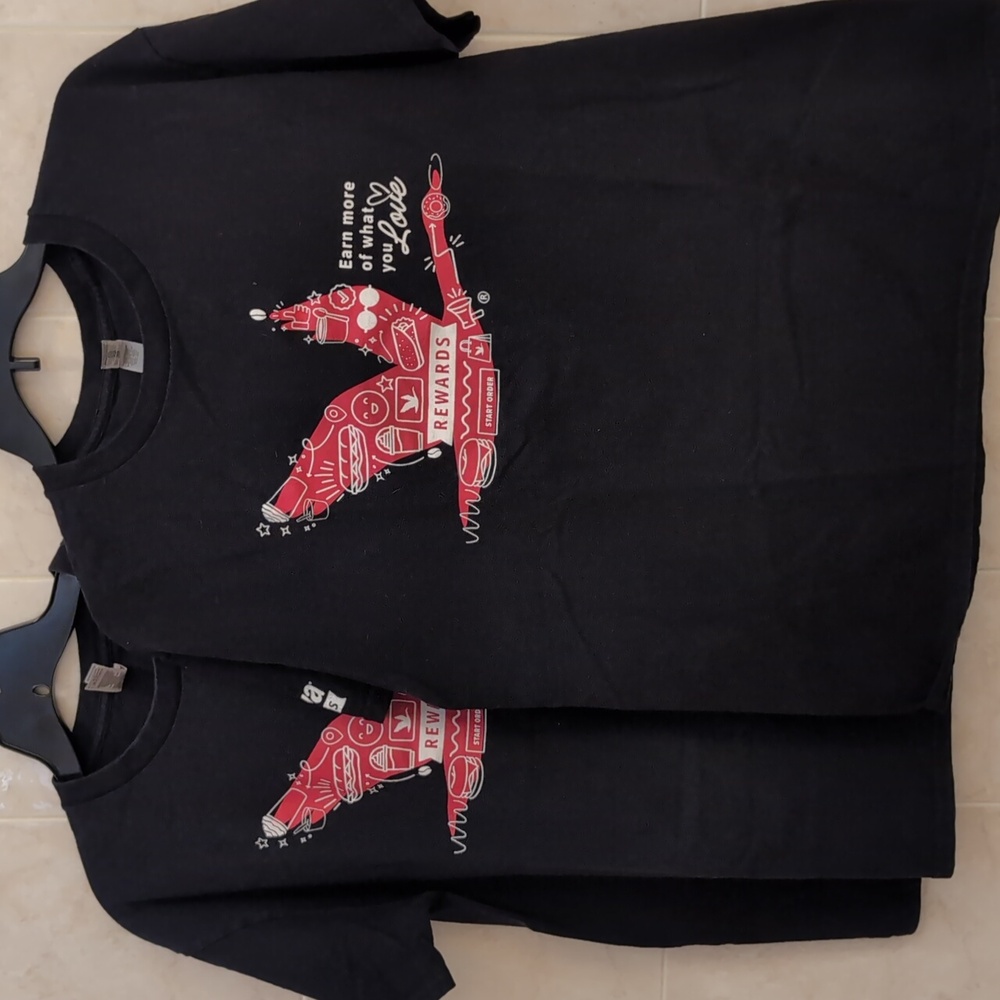 Two (2) WaWa T-Shirt "Earn more of what you LOVE"